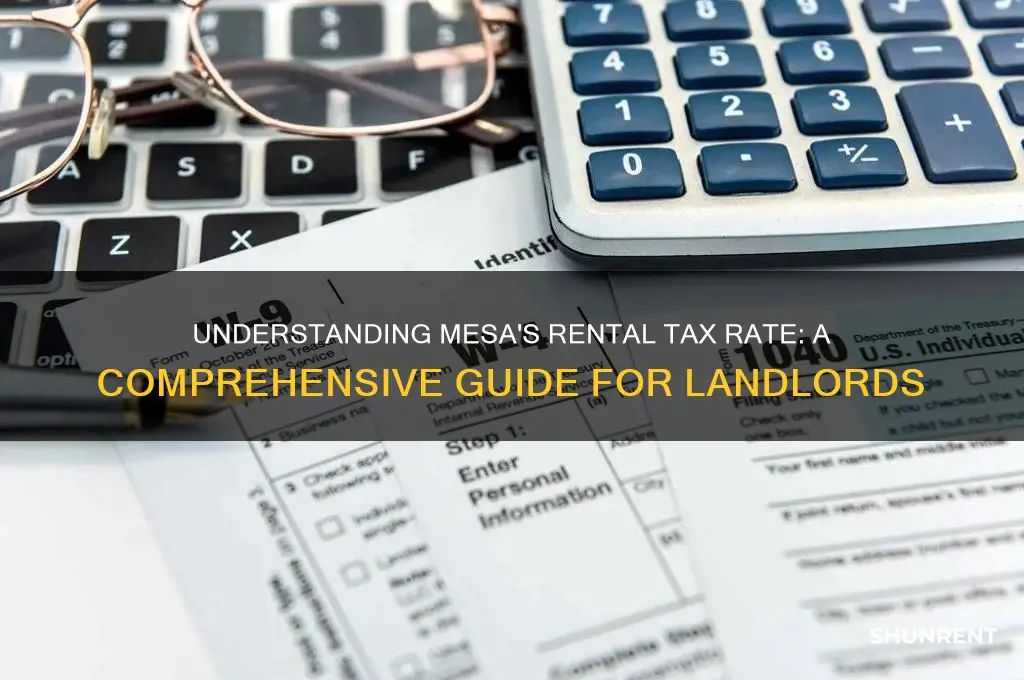 what is the tax rate on rent in mesa
