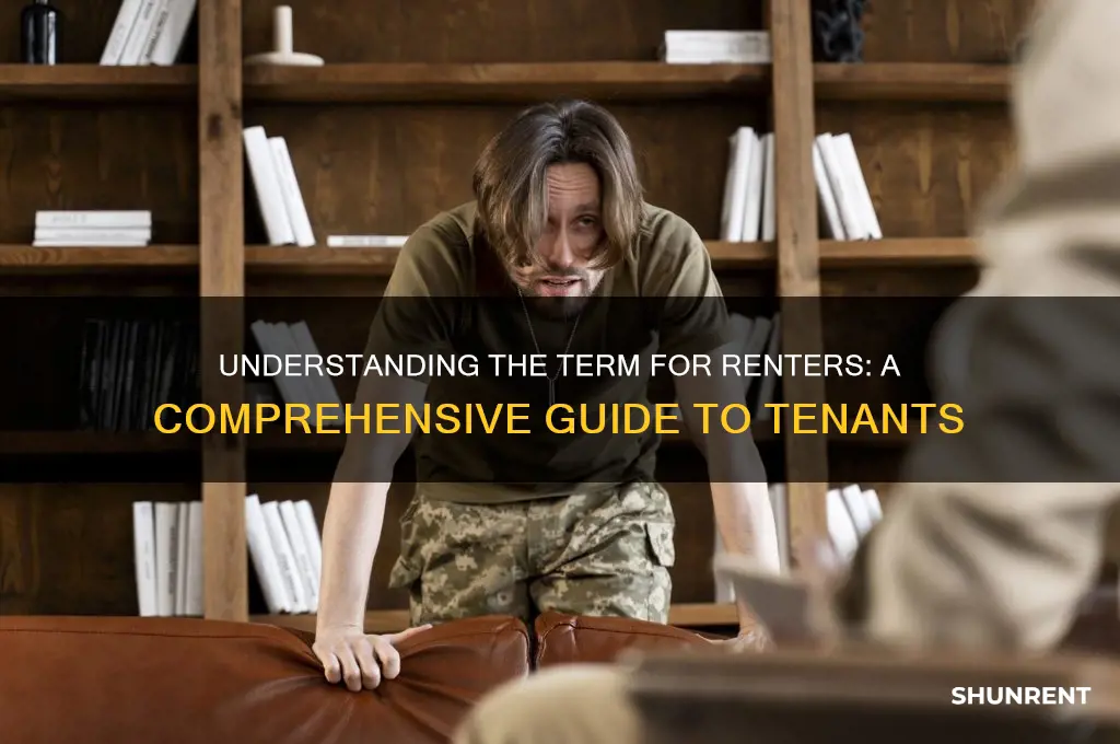 what is the term used for somwine who is renting