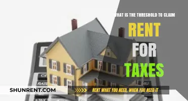 Understanding Tax Deductions: Rent Thresholds and How to Claim Them