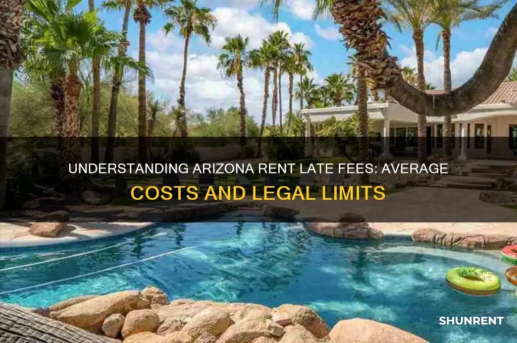 what is the typical late fee for rent in arizona