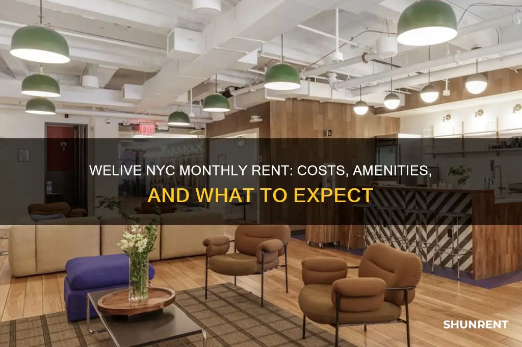 what is the welive nyc rent for a month