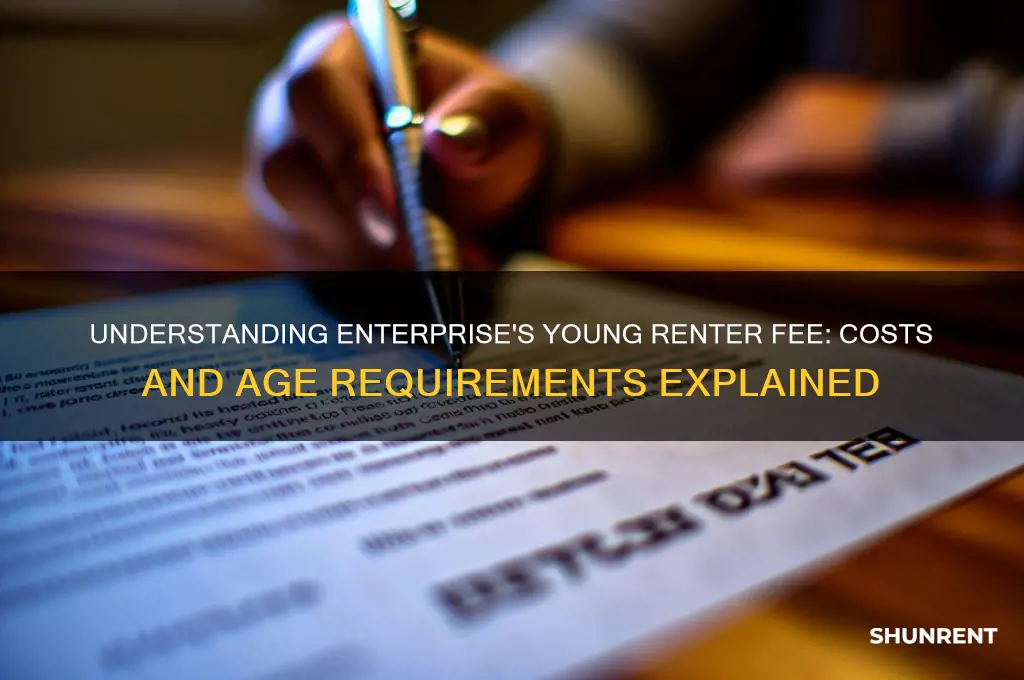what is the young renter fee for enterprise