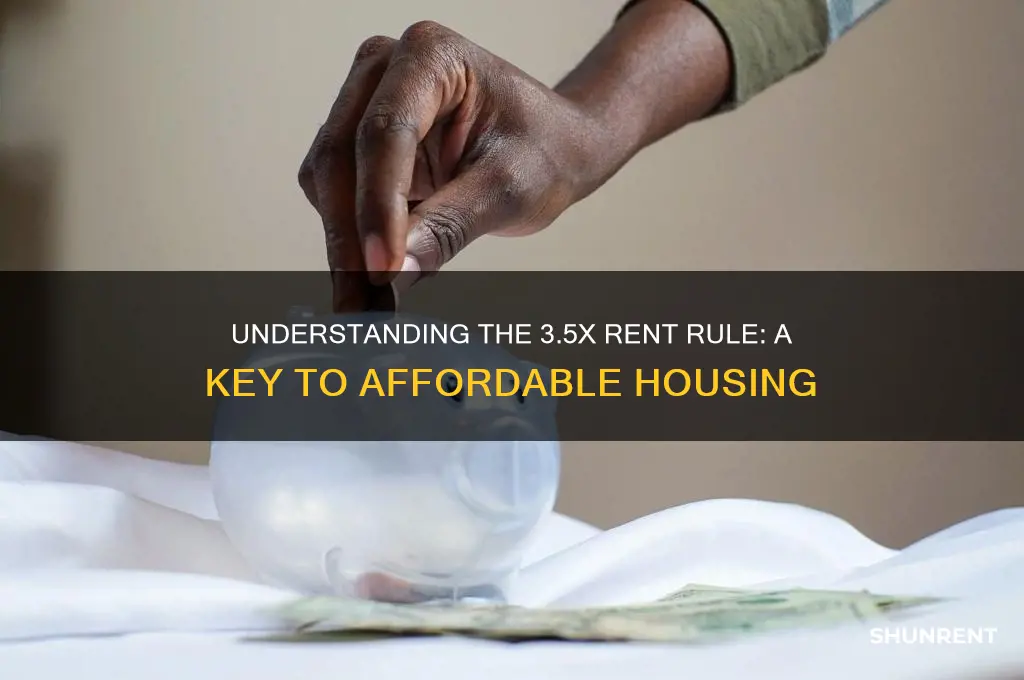 what is three and half times the rent