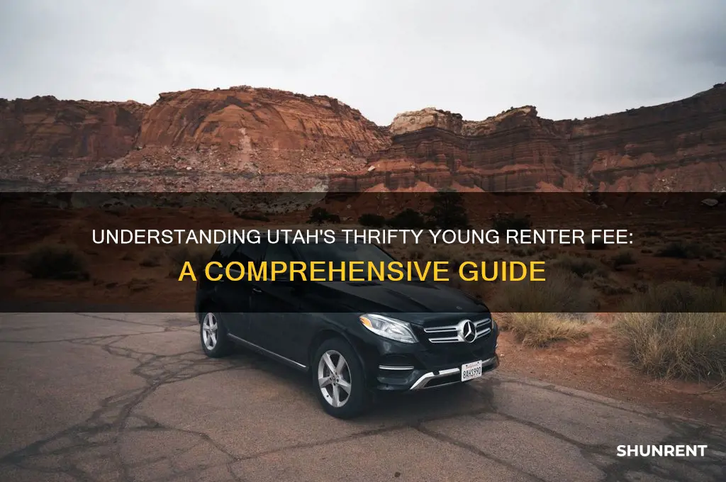 what is thrifty young renter fee in utah
