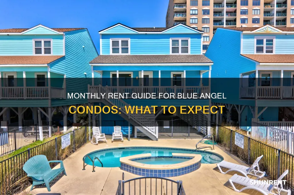 what is tje monthly rent at blue anhel condos