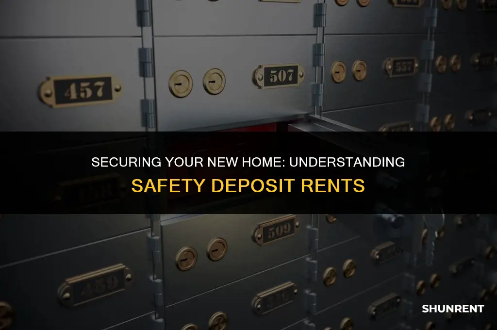 what is usually a safety deposit rent