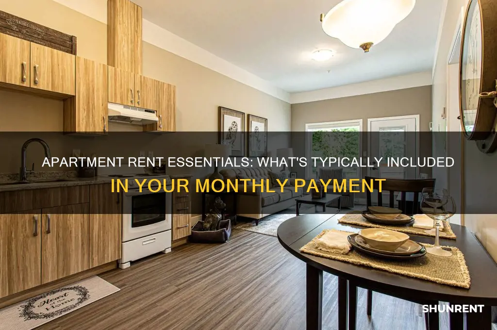 what is usually included in rent in apartemtns