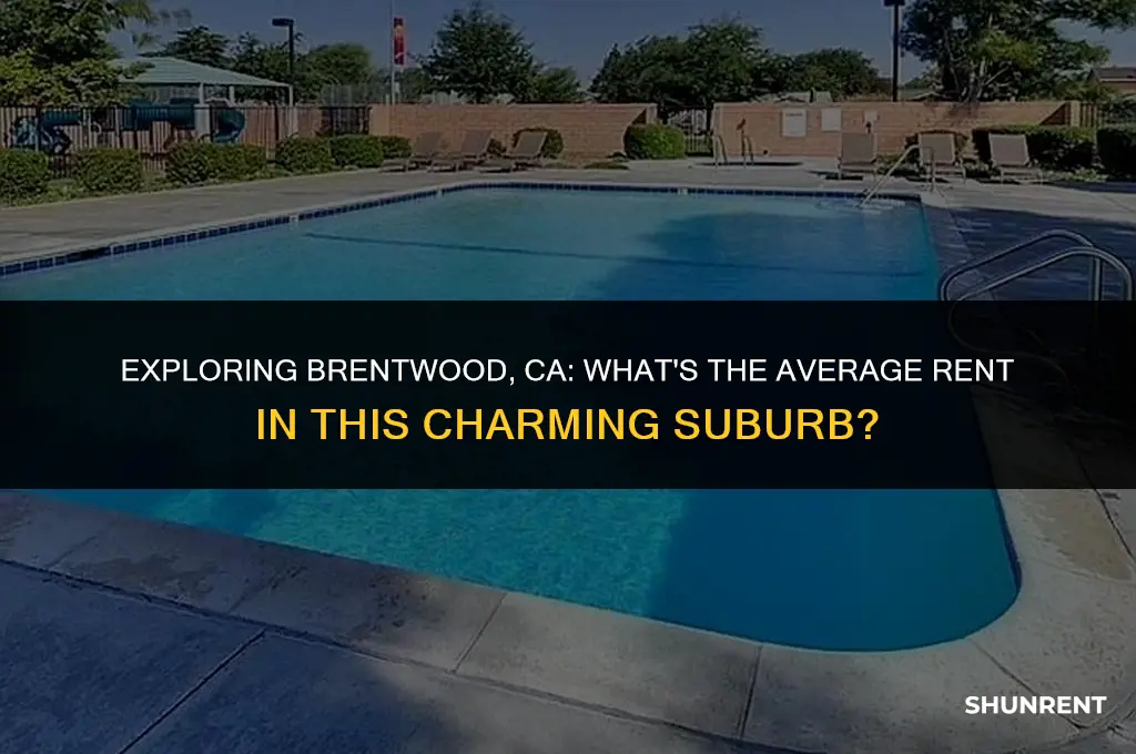 what is verage rent in brentwood ca