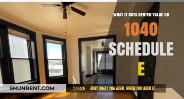 Understanding Days Rented Value on Schedule E for Tax Filing