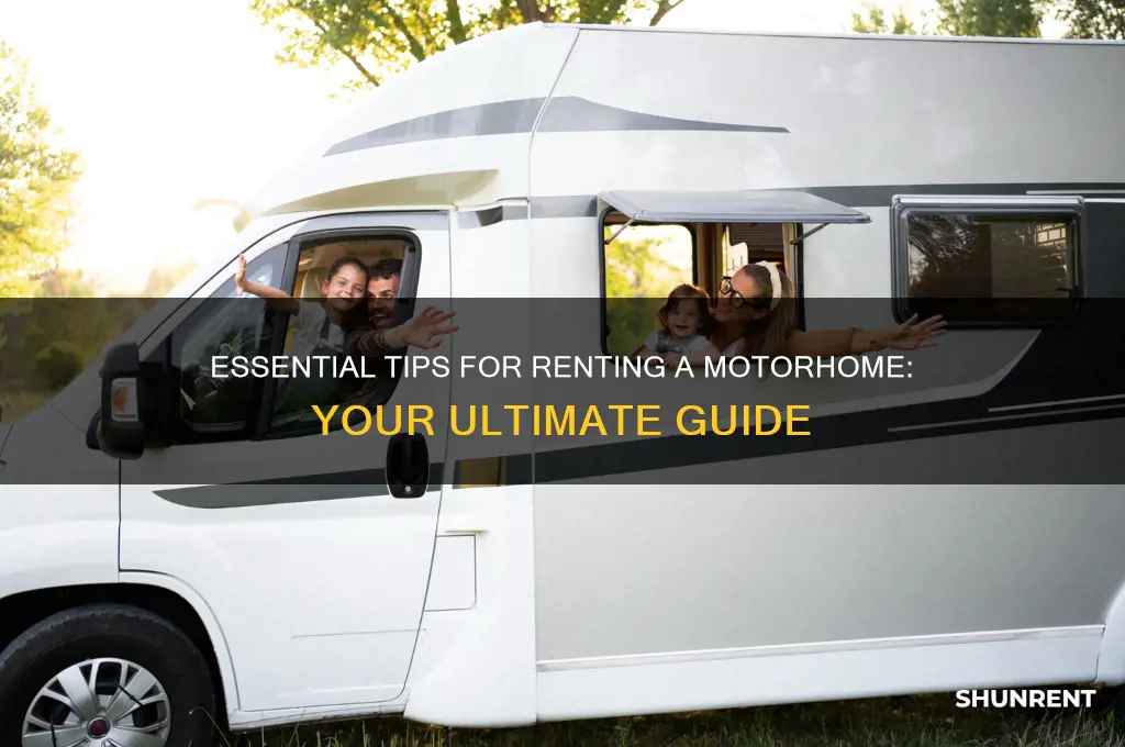 what it takes to rent a rent a motorhome