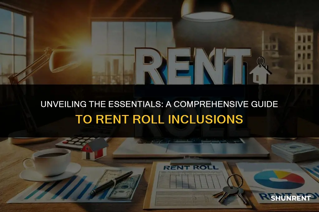 what items are included in rent rolls