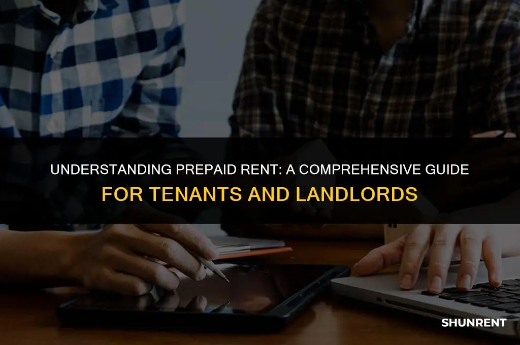 what kind of account is prepaid rent