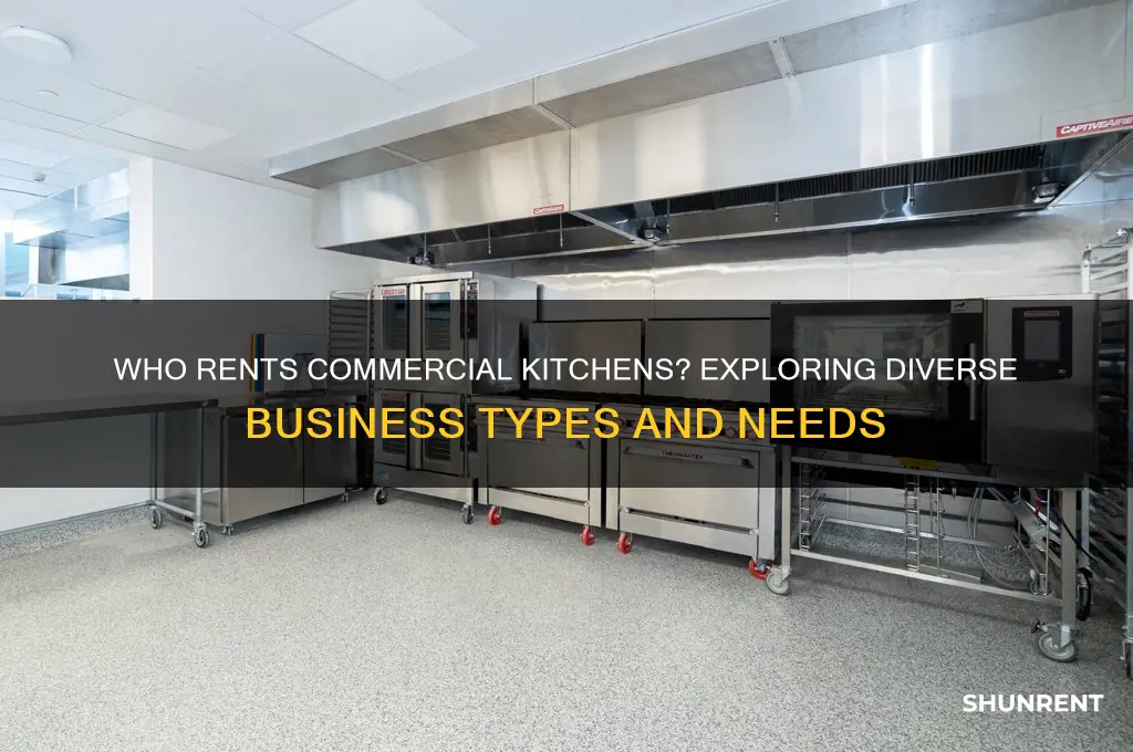what kind of businesses rent out their commercial kitchens