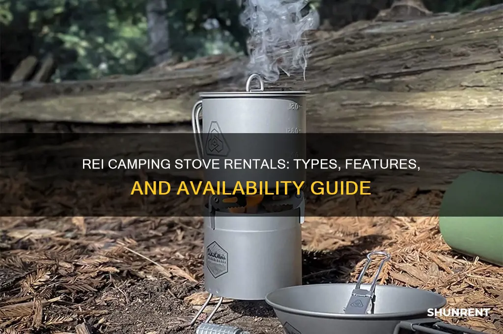 what kind of camping stoves does rei rent