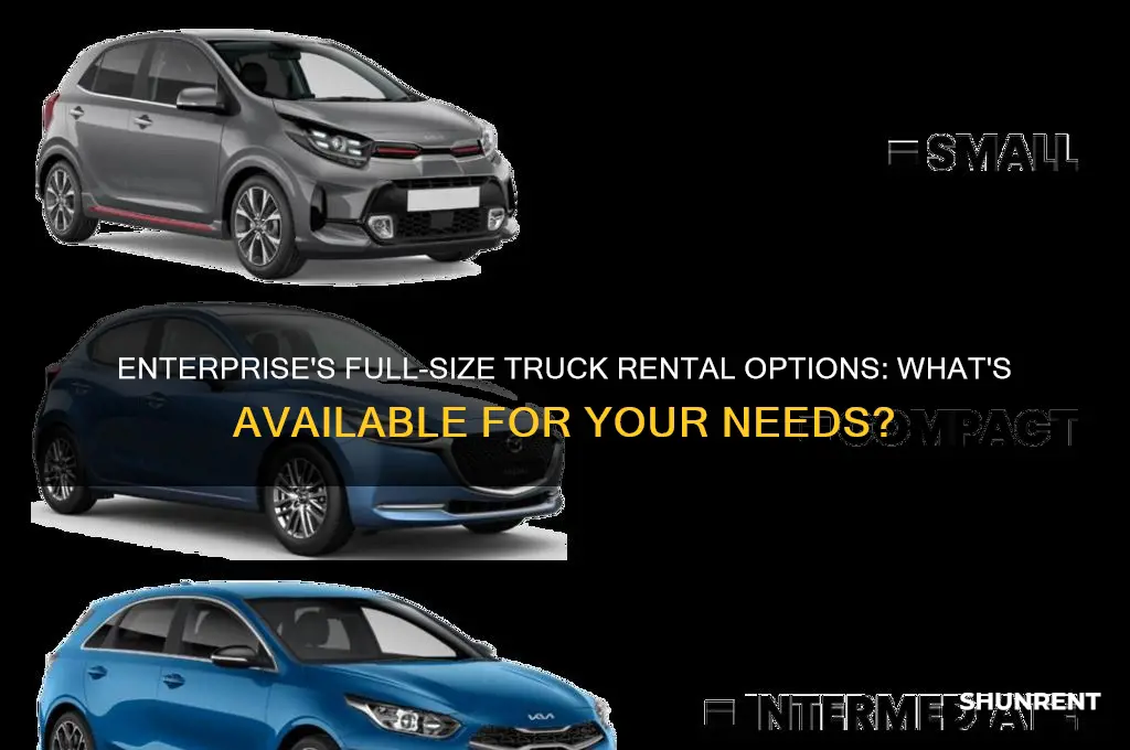 what kind of full size trucks does enterprise rent
