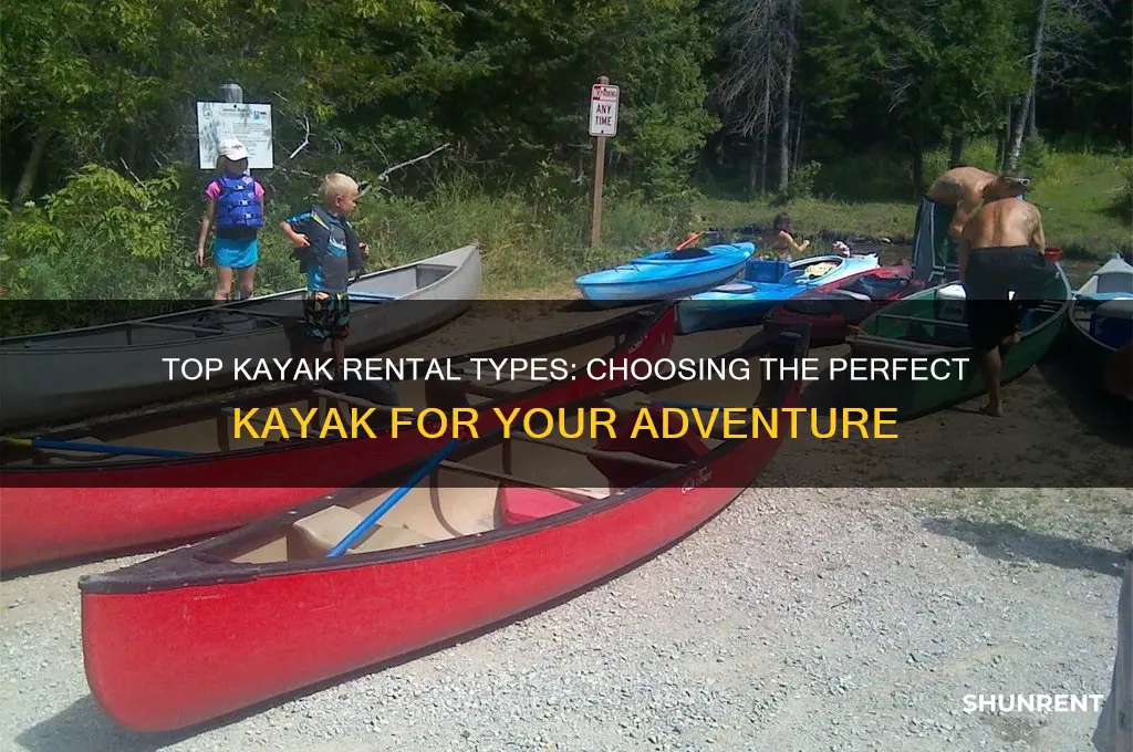 what kind of kayaks to people rent out