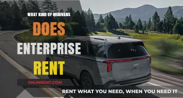 Exploring Enterprise's Minivan Fleet: Comfort and Style on the Go