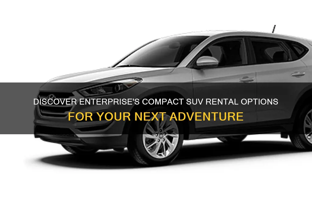 what kind of small suv does enterprise rent