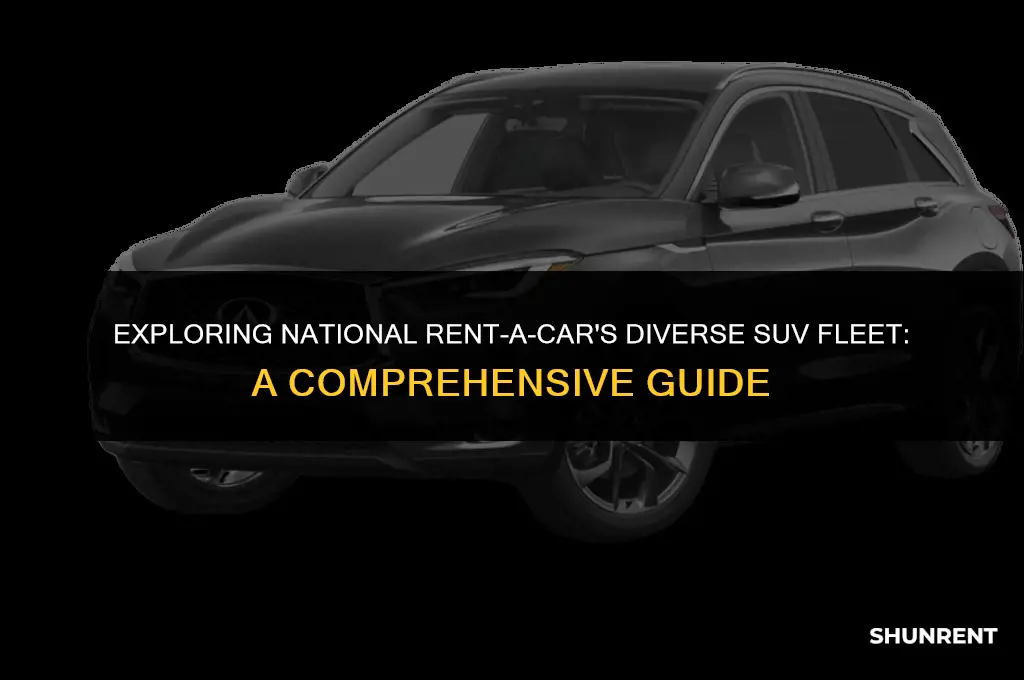 what kind of suv does national rent