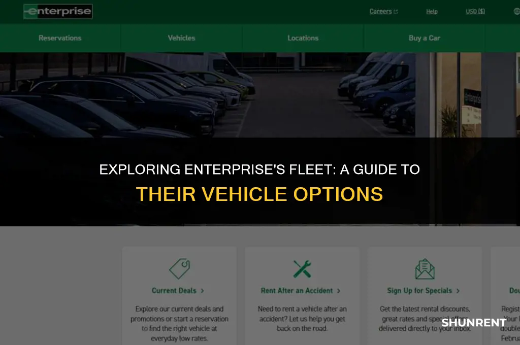 what kind of vehicles does enterprise rent