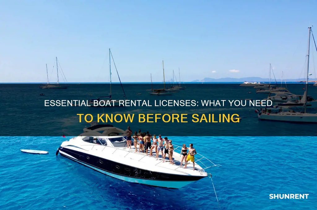 what license do you need to rent a boat