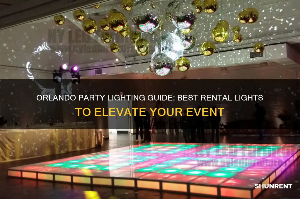 what lights should i rent for a party orlando