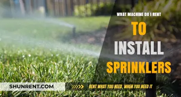 Renting the Right Equipment for Sprinkler Installation: A Guide