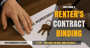 Essential Elements That Make a Renter's Contract Legally Binding