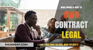 Understanding Rent-to-Own Contracts: Key Legal Elements for Validity