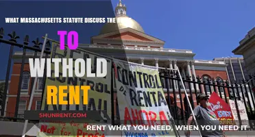 Massachusetts Statute: Understanding Your Right to Withhold Rent Explained