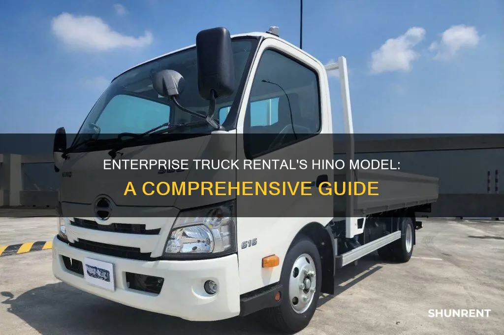 what model hino truck does enterprise truck rental rent