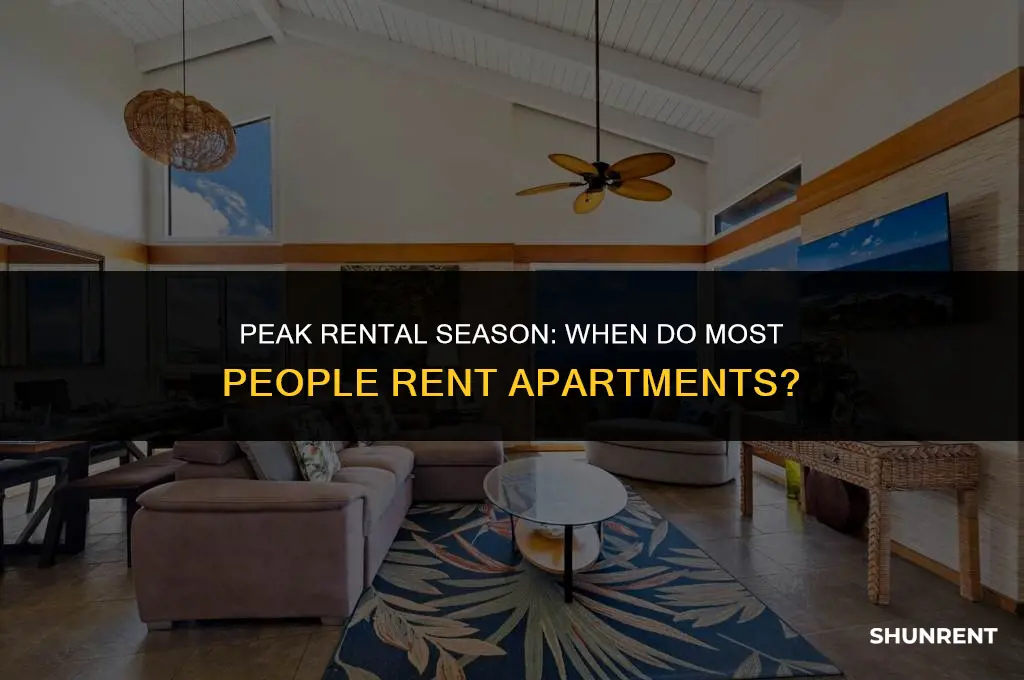 what month do people rent the most