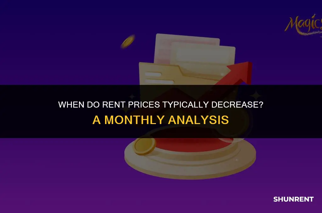 what month do rent prices go down