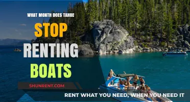 Tahoe's Boat Rental Season: When Does It End?