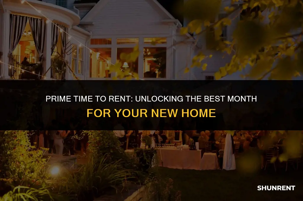 what month of the year to rent