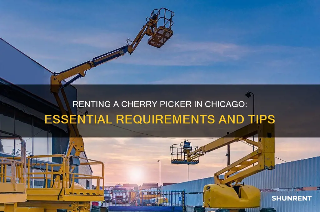 what needed to rent a cherry picker chicago il