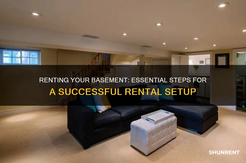 what needs to be done to rent basement