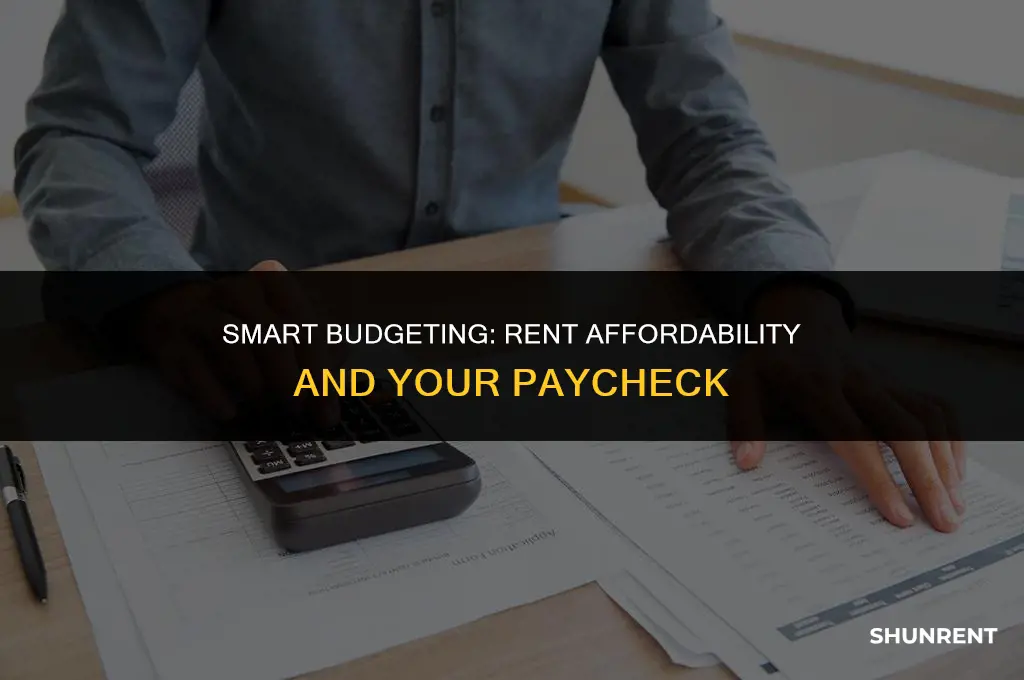 what of paycheck should go to rent