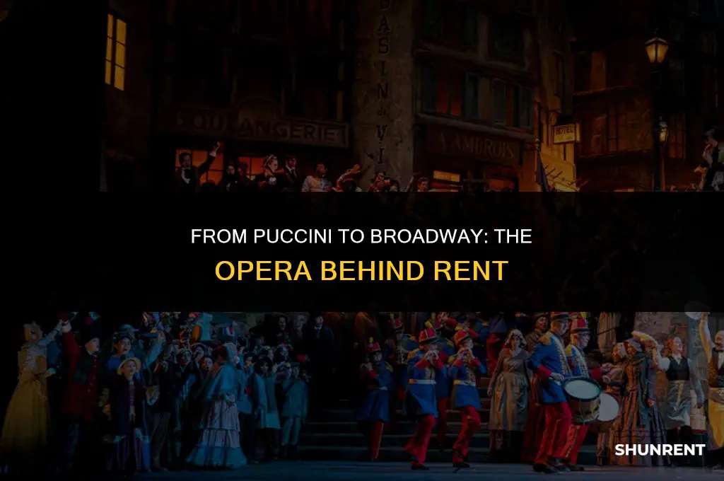what opera is rent based off of