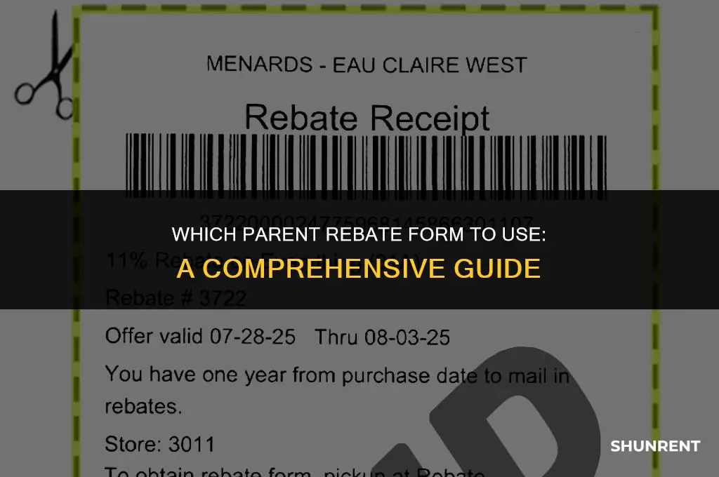 what pa rent rebate form to use