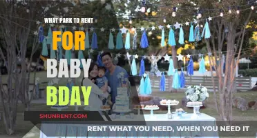Celebrate Your Baby's Birthday: Top Park Picks for Rent