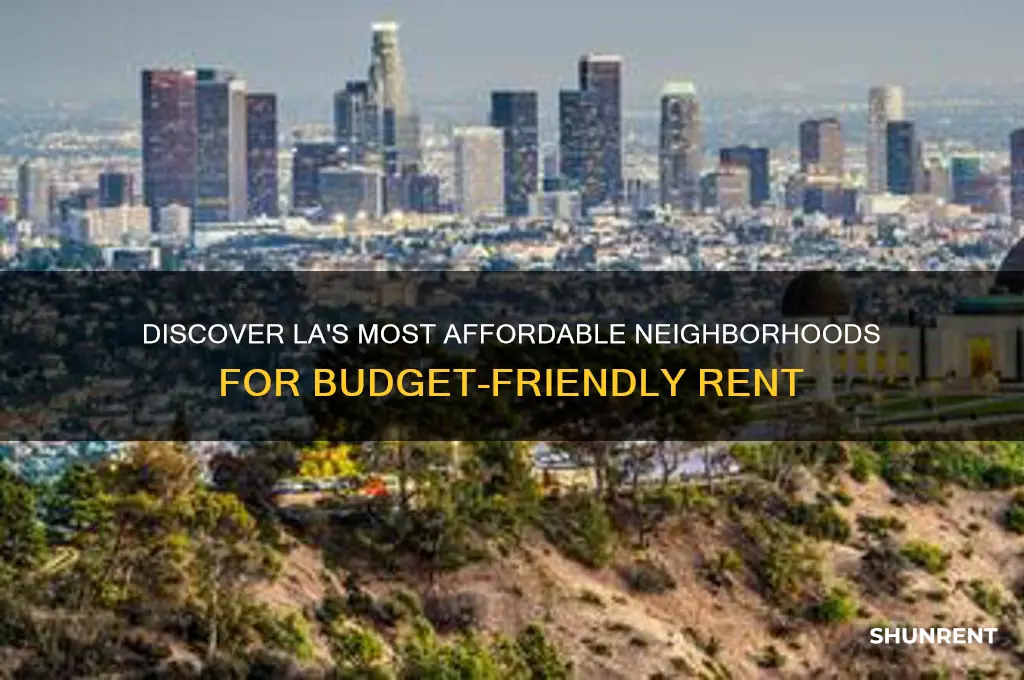 what part of la has the cheapest rent