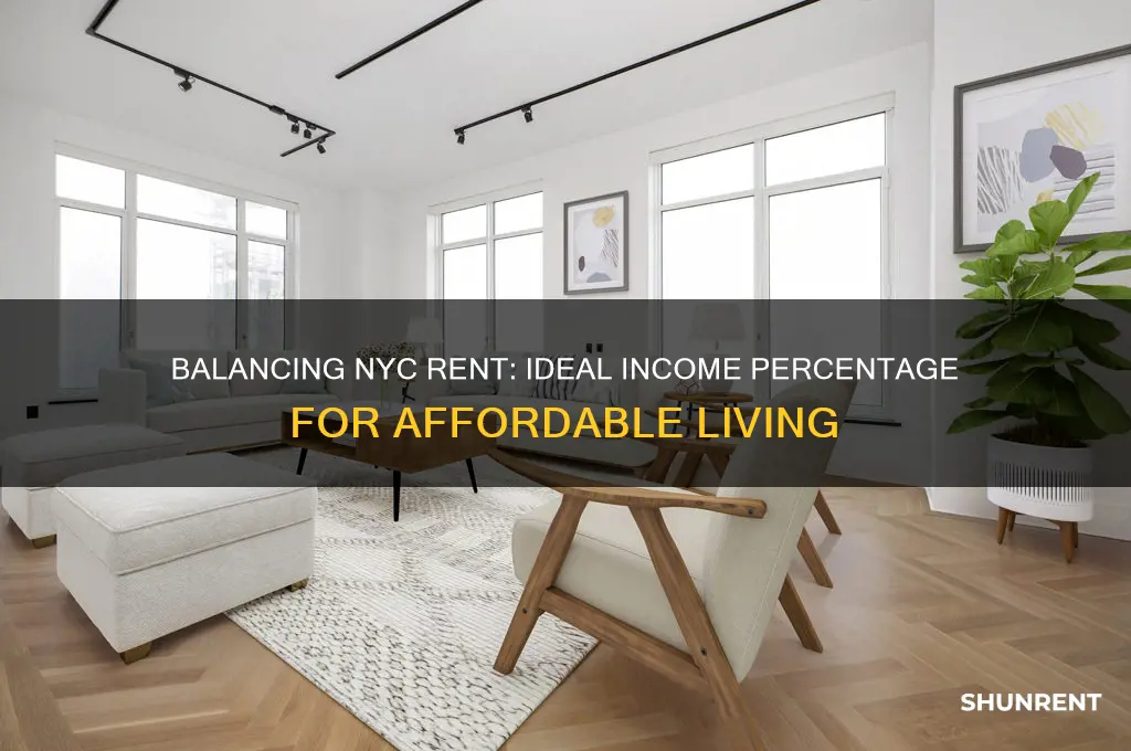 what percent of income should go to rent in nyc
