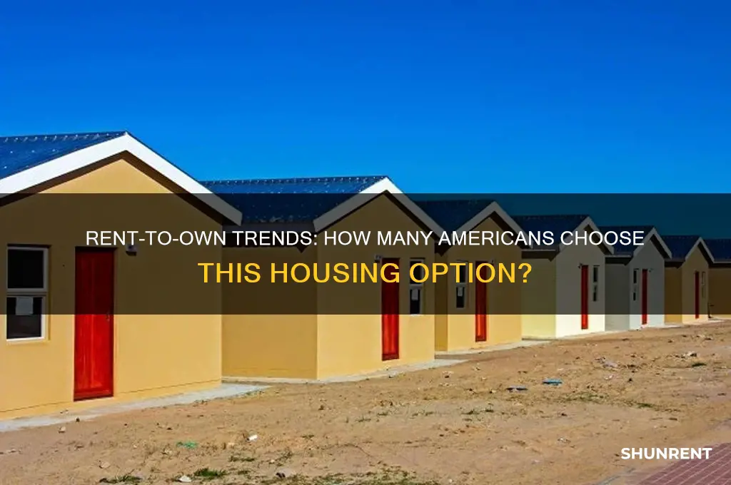 what percent of users rent to own in the usa