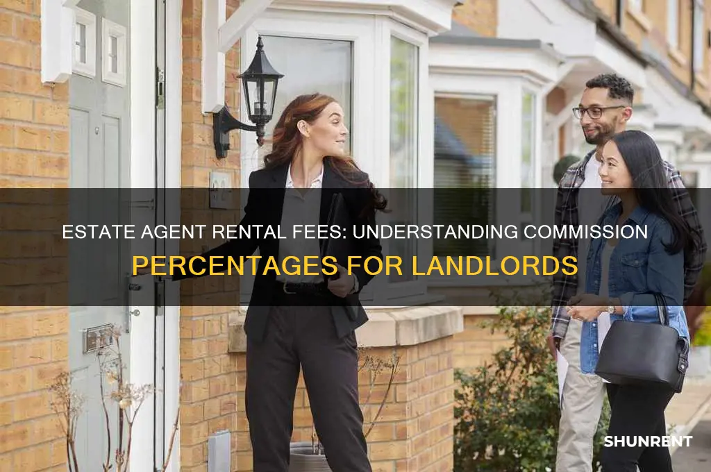what percentage do estate agents charge for renting