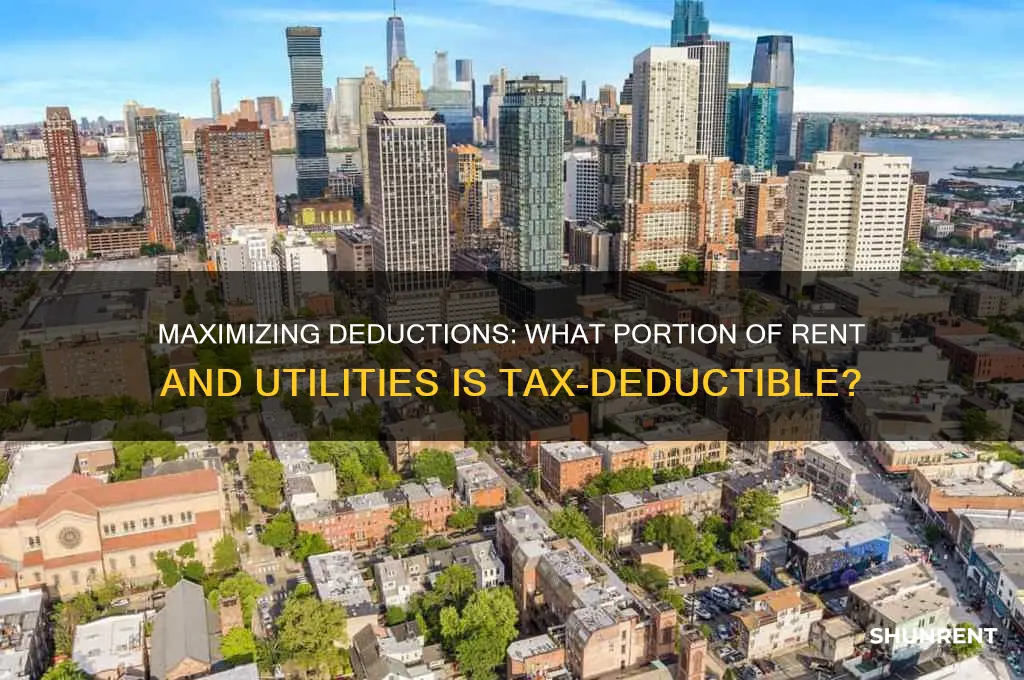 what percentage of my utilities and rent are deductable expenses