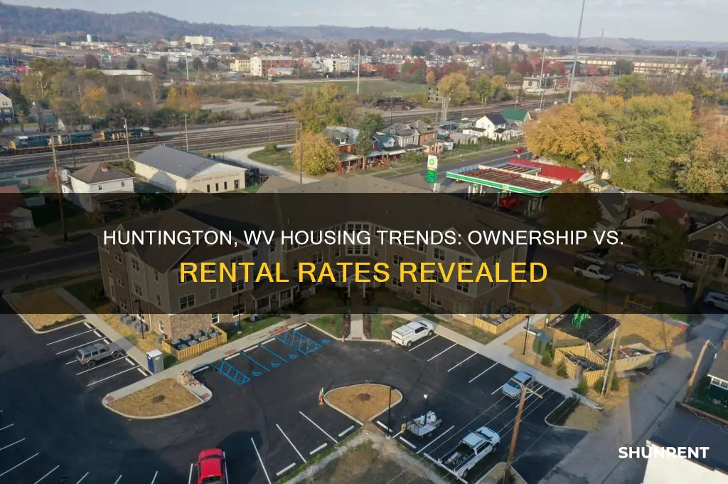 what percentage of people in huntington wv own vs rent