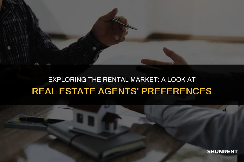 what percentage of real estate agents rent