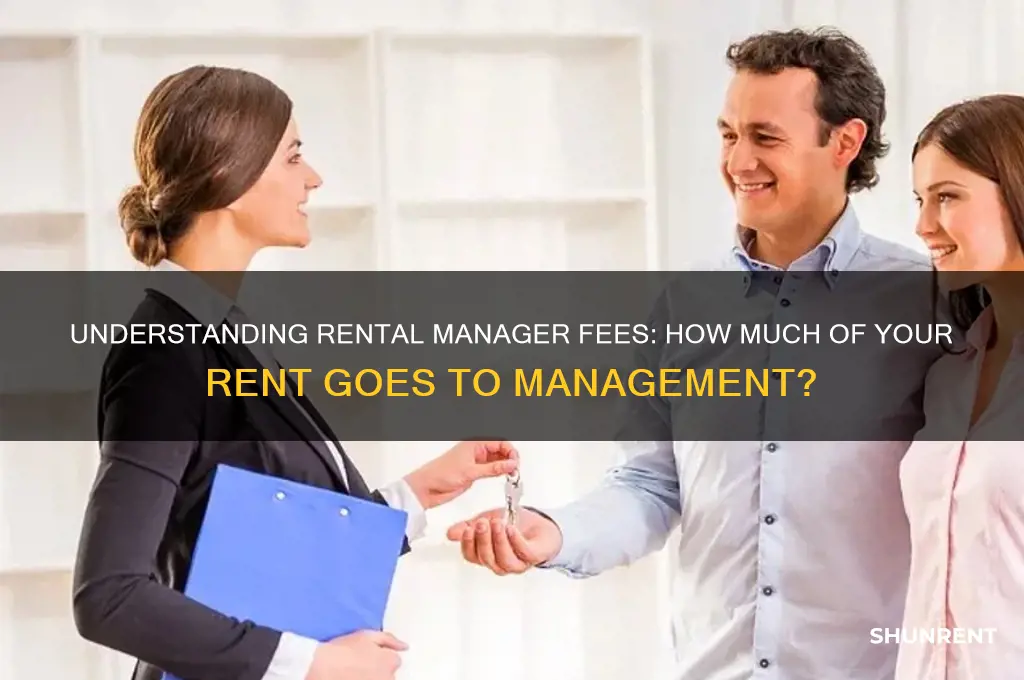 what percentage of rent do rental managers charge