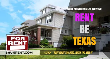 Texas Rent Guidelines: What Percentage of Income Should You Allocate?